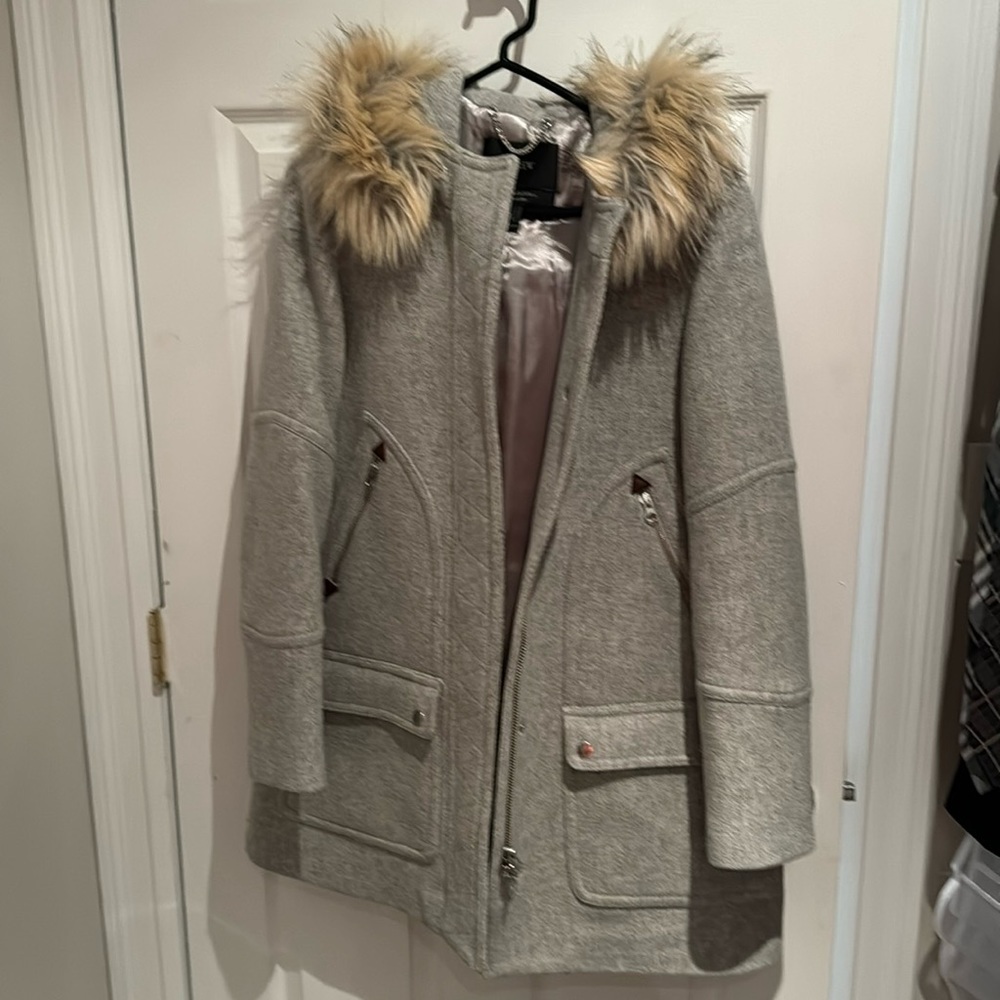 J Crew Stadium Cloth Coat